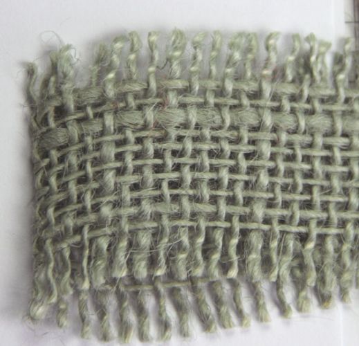 Green Tara 38mm Burlap Ribbon Sage Scrap Therapy